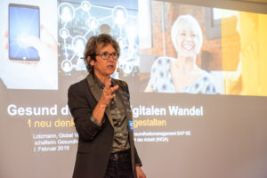 Dr. Natalie Lotzmann, Leitung Globales Gesundheitsmanagement, SAP AG, Walldorf (©FUS)